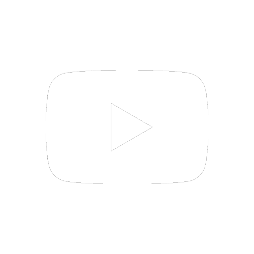 Logo youtube blanc